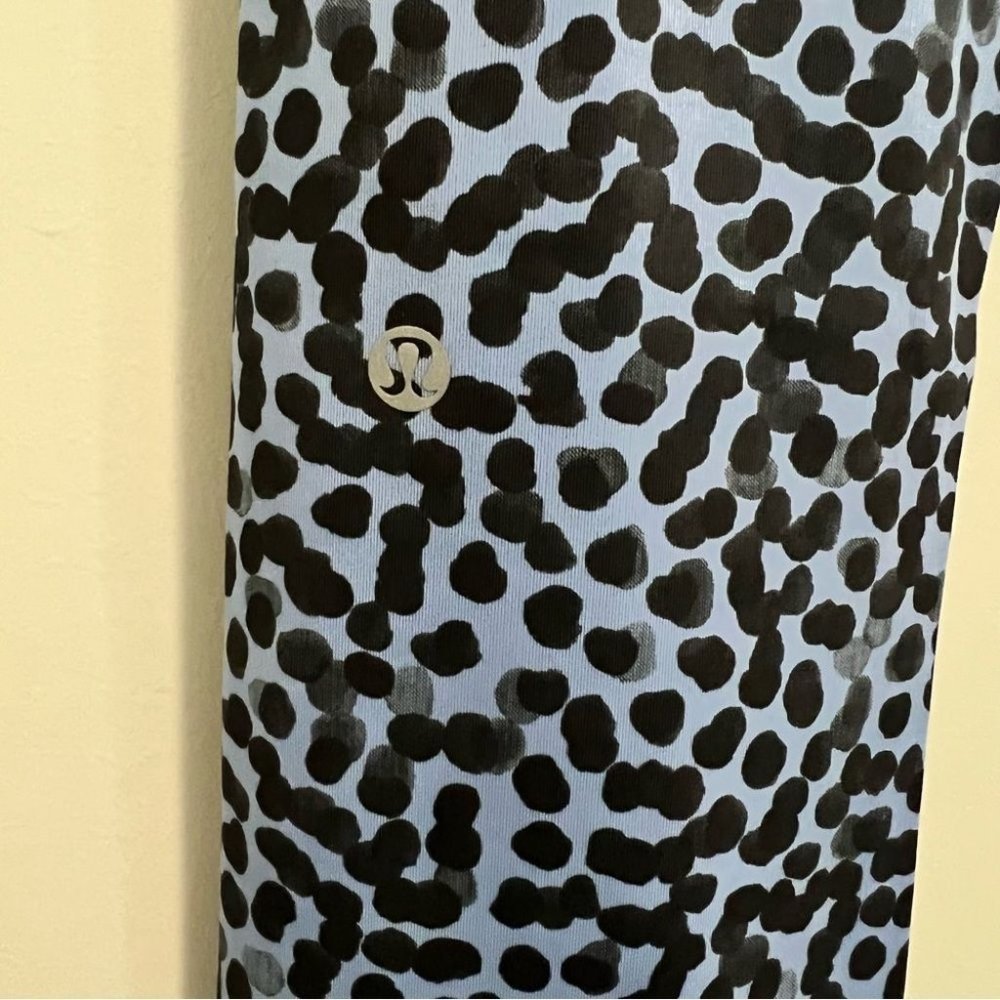 Lululemon All Sport Crop Legging Ace Spot Lullaby Black - Picture 13 of 14